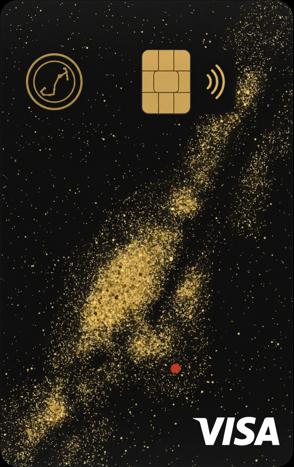 AS Card Lacquer design with VISA logo